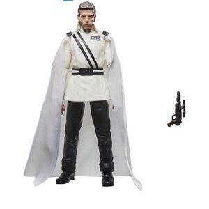 Star Wars White and Black Imperial Officer Figure with Cape